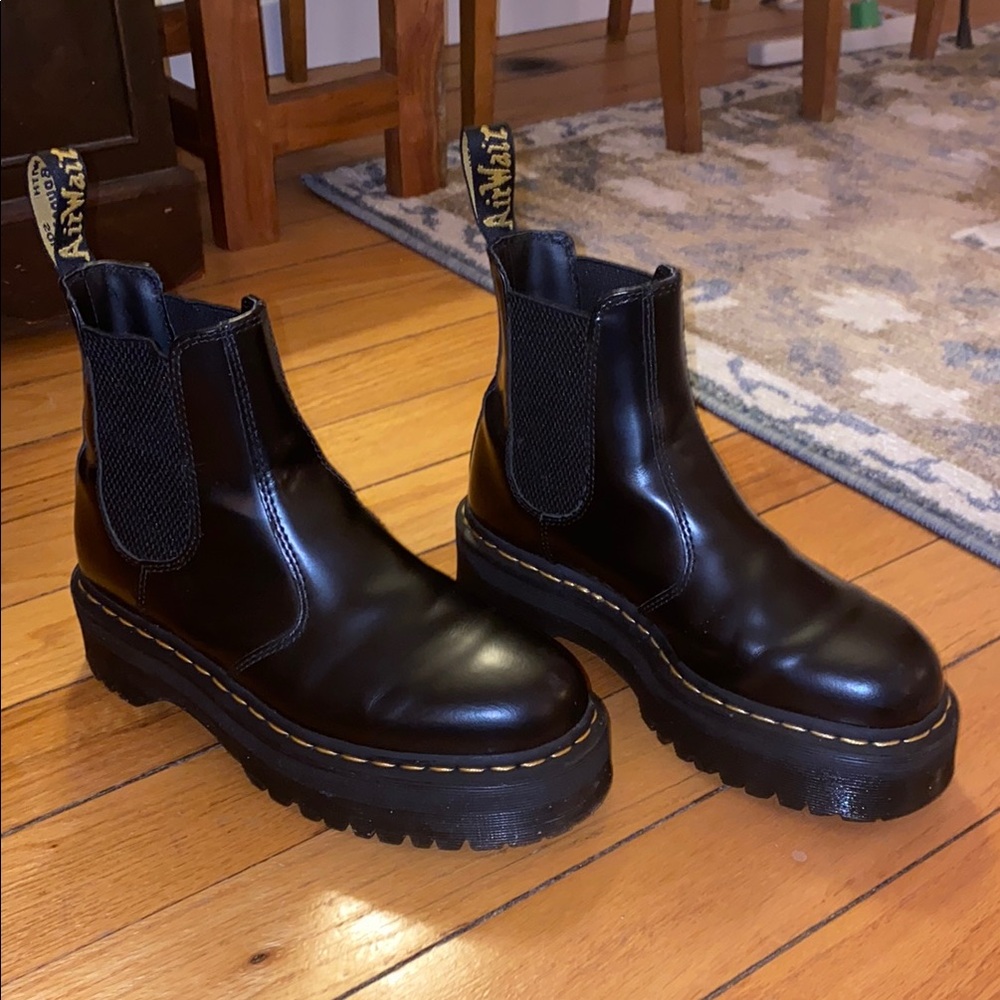 Dr. Martens Black Leather Chelsea Boots